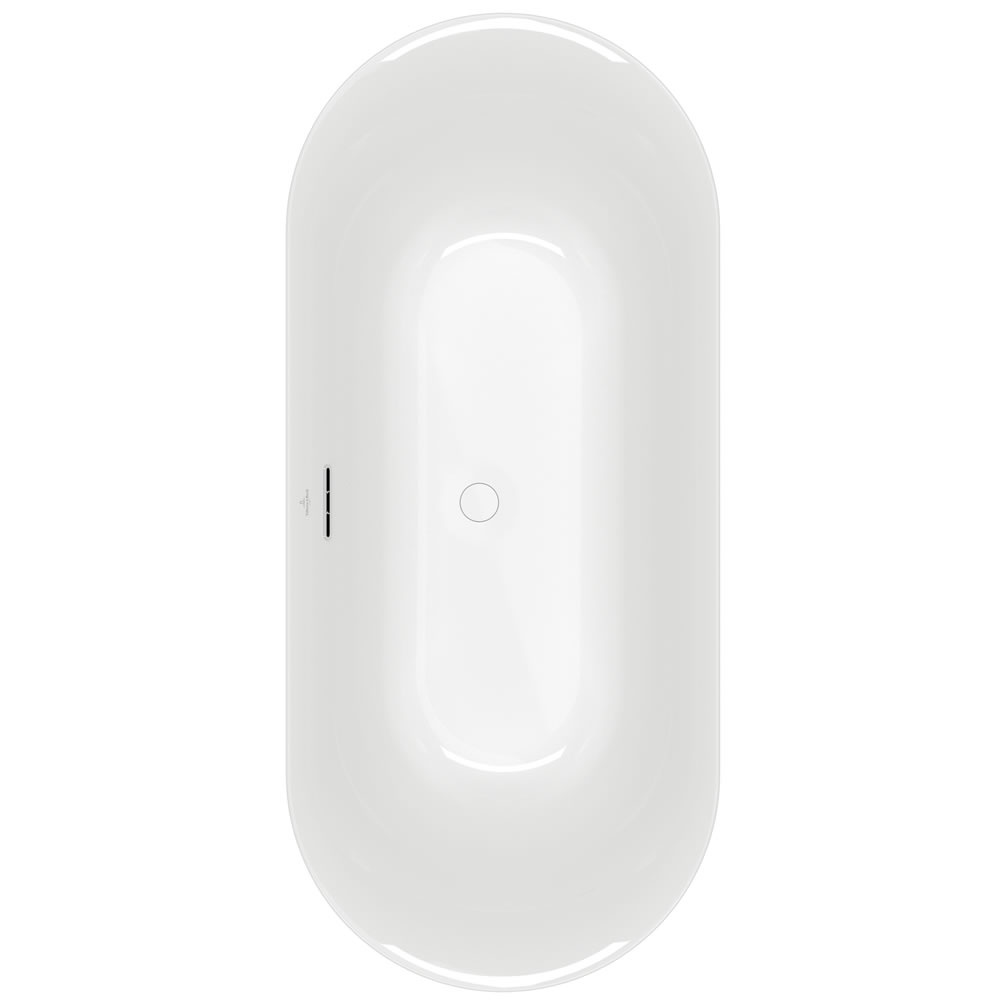 Cutout image of Villeroy & Boch Loop & Friends 1800 x 800mm Freestanding Bath & Integrated Filler